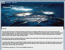 Tablet Screenshot of delawaresportfishing.com